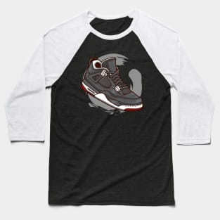 AJ 4 Retro Bred Sneaker Baseball T-Shirt